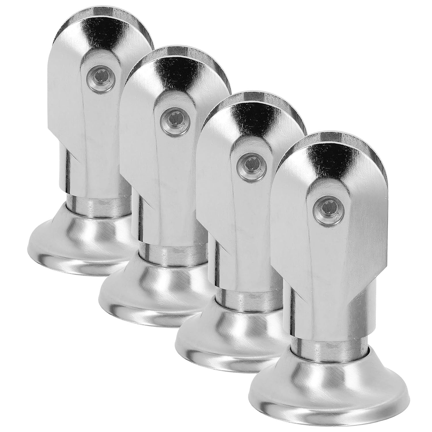 Wc-trennwandhalterungen Aus Edelstahl 304, Stützfüße, 4er-pack, 6 Cm Höhe, Zubehör Für Öffentliche Toiletten Und Industrielle Badezimmer