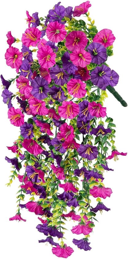 2 Künstliche Hängepetunien Für Balkon Und Garten