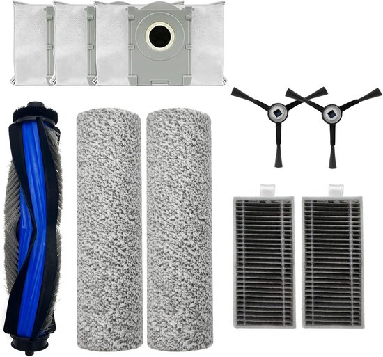 10-teiliges Zubehörset Für Ecovacs X8 Pro / Omni Saugroboter - Bürsten, Wischmopps & Filter