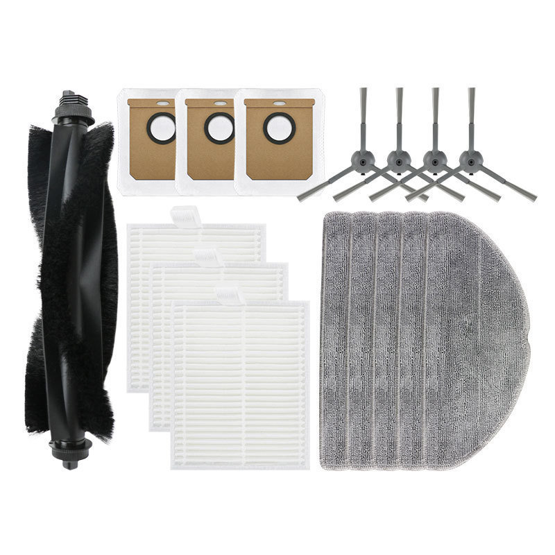Ersatzteile – 15-teilig – Tapo Rv30 Max Plus/rv20 Max Plus Saugroboter – 1 Walzenbürste – 4 Seitenbürsten – 30 M – 15-teilig