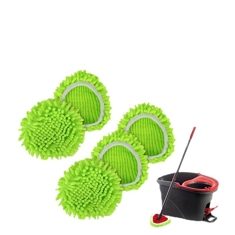 5er-packung Passend Für Vileda/o-cedar Easywring Schleudermopp-ersatzköpfe, Chenille-moppbezug, Moppkopf
