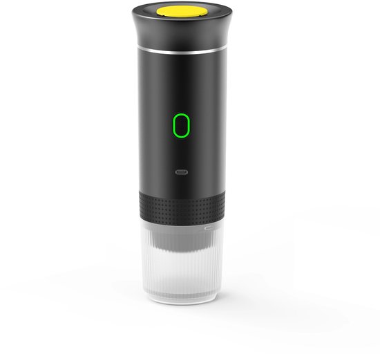 Tragbare Kaffeemaschine Für Unterwegs – Kabellos – Mobil Nutzbar – Auch Im Auto – Wiederaufladbar – 20 Bar – 3-in-1-funktion (kapseln & Gemahlener Kaffee) – Usb