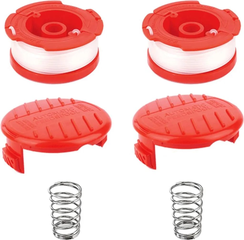 Spulensatz Für Rasenmäher – 2 Spulen, 1 Kappe, 1 Feder, Für Craftsman