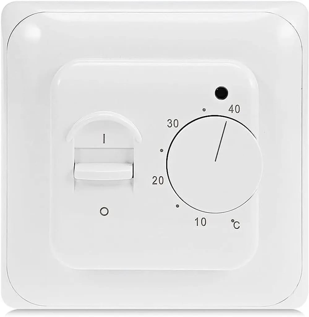 Manueller Raumthermostat Für Fußbodenheizung Elektrischer Regler Mit Sensor, 230 V 16 A Eingebauter Elektrischer Fußbodenheizungsregler, 220 V.