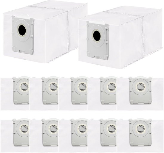 12er-pack Staubbeutel Für Ecovacs Deebot T50/t30c/x8 Serie Saugroboter, 4 Liter Großes Fassungsvermögen, Ersatzbeutel.