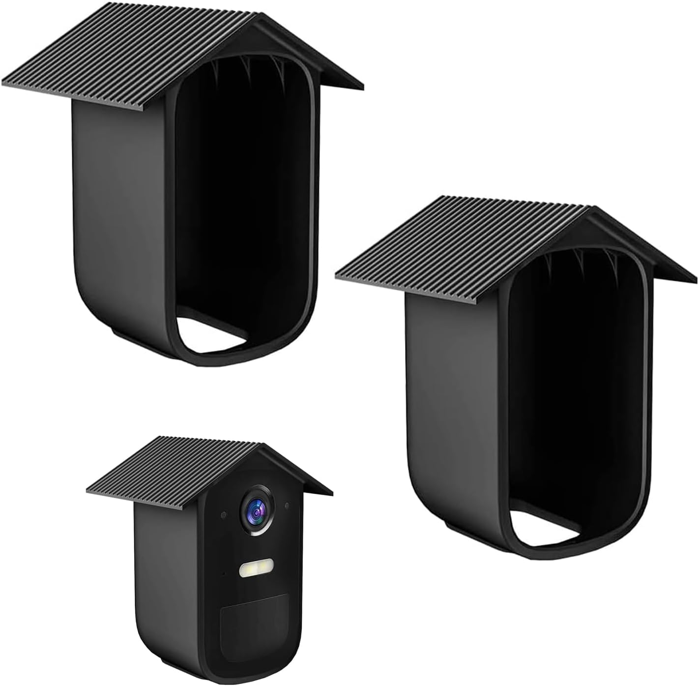 Schützt Vor Uv-strahlung Und Regen. Silikon-schutzhülle/-tasche. Geeignet Für Die Eufy Security Eufycam 2c Und Eufycam 2c Pro.