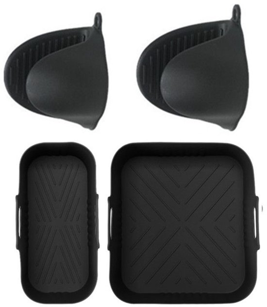Zubehör – 4-teiliges Set – Silikonform-zubehörset Für Philips Dual Basket Air Fryer Serie 3000 6l/3l – Na350
