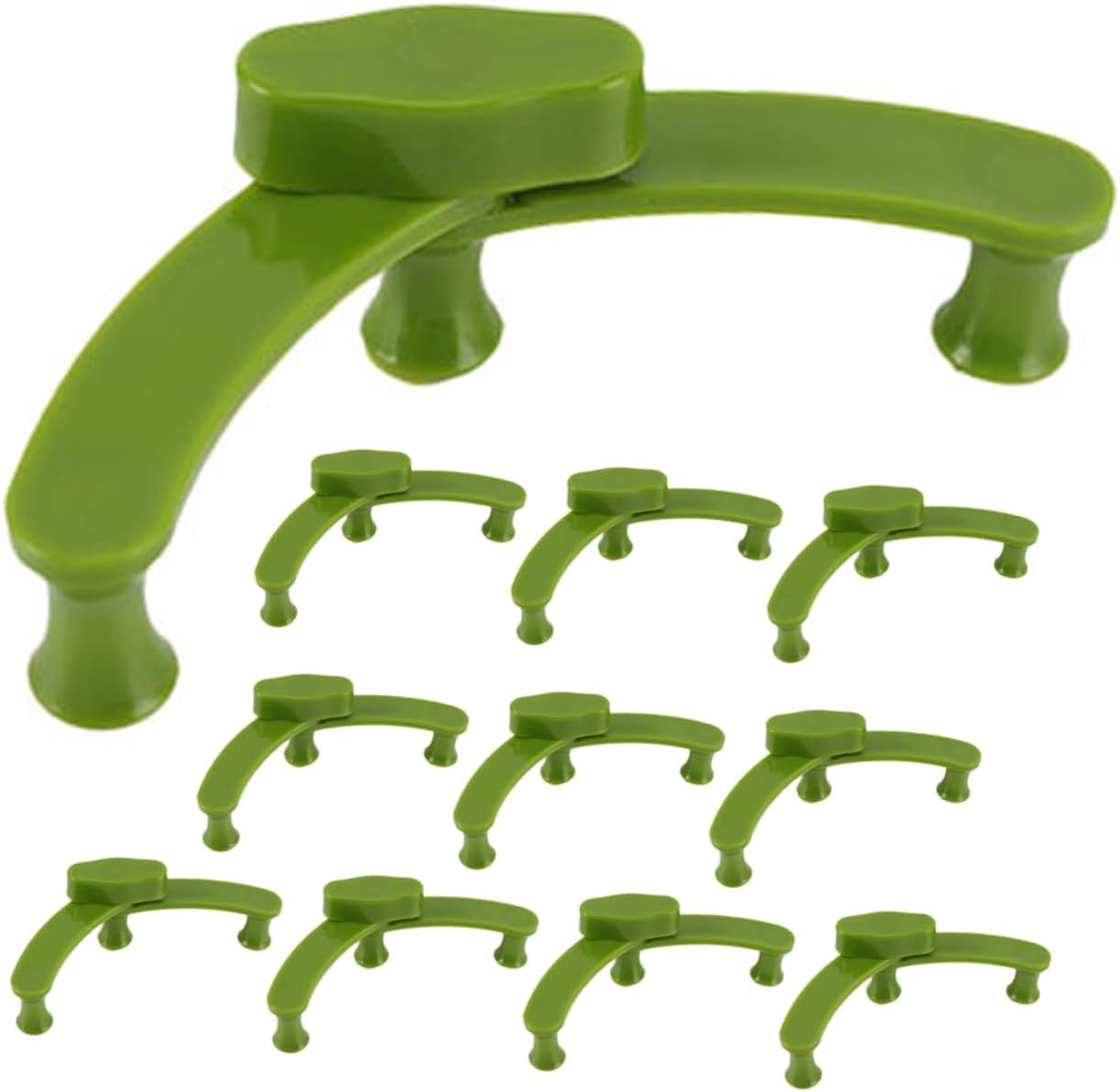 12-teiliges Set Verstellbarer Astklemmen, Leicht Und Robust, Gartenastklemmen