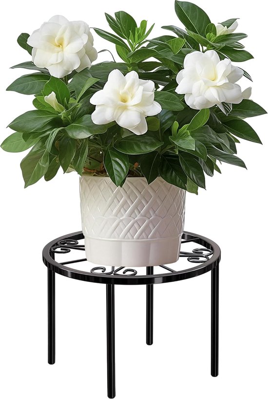 27. Blumentopfständer Aus Edelstahl, Für Drinnen Und Draußen, Terrasse/garten, 25 Cm Durchmesser, 18 Cm Höhe.