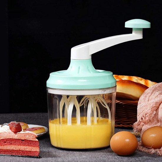 Handbesen Aus Edelstahl, Mixer Zum Schlagen, Rühren Und Mischen, Ergonomischer Griff, Kompaktes Design
