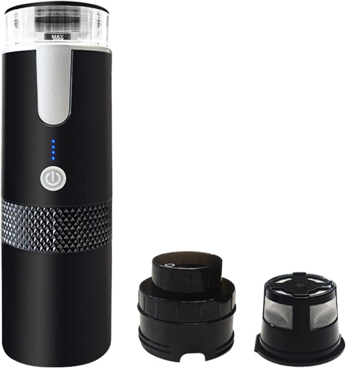 Elektrische Kaffeemaschine (170 Ml), Für Amerikanischen Kaffee (gemahlener Kaffee Und K-cup-kapseln), Wiederaufladbare Reisekaffeemaschine Mit Usb-anschluss Für Unterwegs