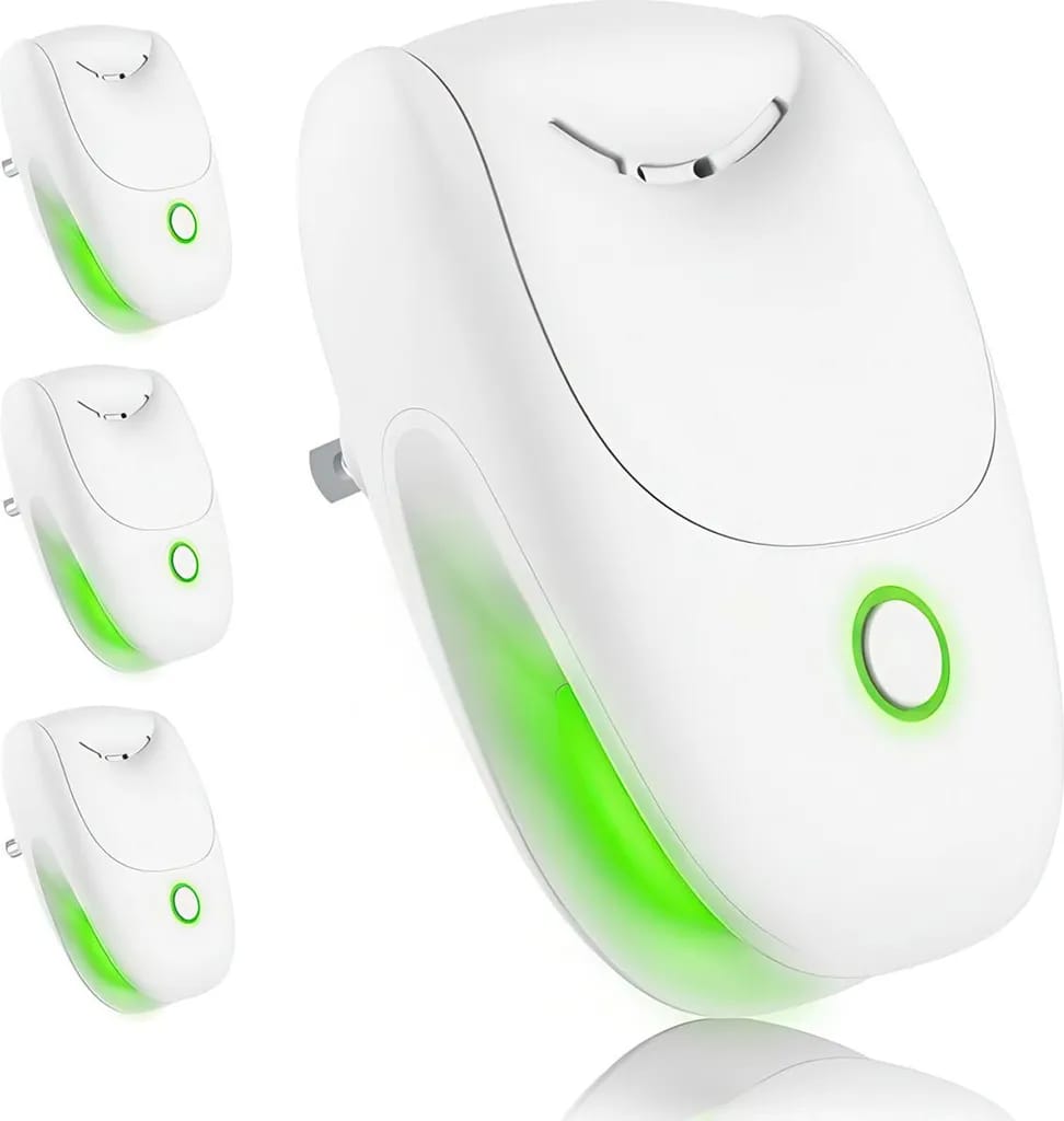 4er-pack Mini-luftreiniger Mit Negativ-ionen-technologie Zum Einstecken, 2-stufige, Filterlose Raumluftreiniger Und Rauchgeruchsentferner Für Zuhause Und Büro