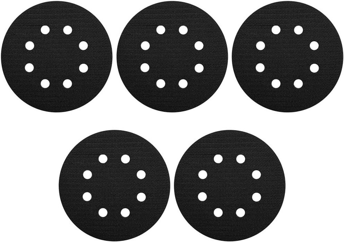 125-mm-schaumstoff-schleifpad Mit 8 Löchern – 5er-pack – Schleifpad-zubehör – Ergonomisches Design