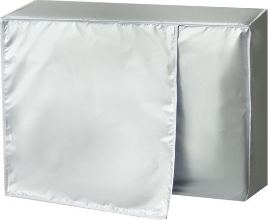 Außengeräteabdeckung Für Klimaanlagen, Klimaanlagenabdeckung, Wasserdichte Klimaanlagenabdeckung, Geräteabdeckung, 72 X 26 X 57 Cm, Silber (polyester)