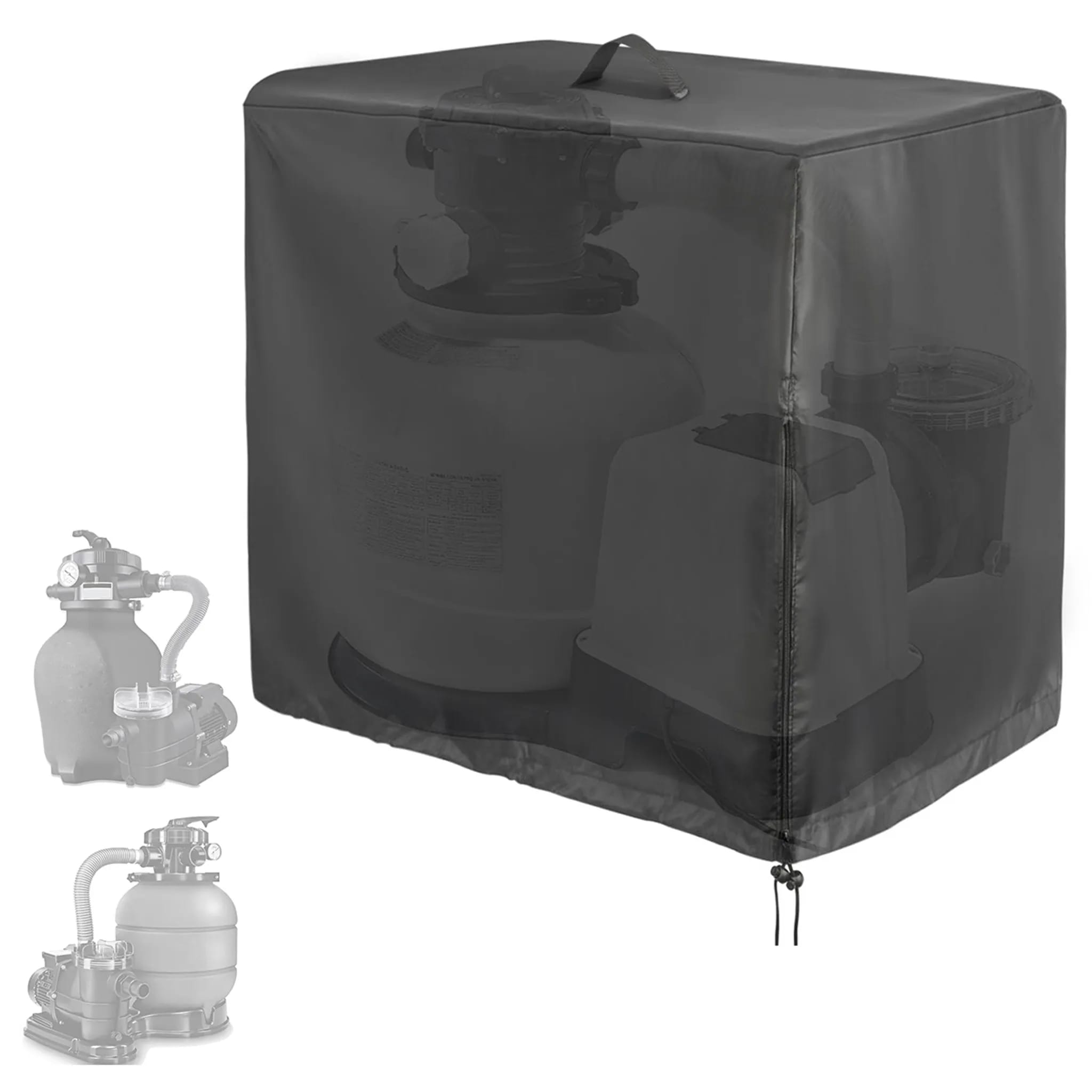 84 X 61 X 86 Cm Sun Dust Wasserdichte Poolabdeckung Für Intex Sandfilterpumpensystem