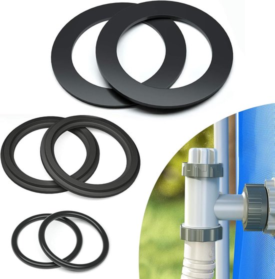 6er-pack O-ringe - Gummidichtungsringe - Für Schwimmbadarmaturen (10747, 25006, 25010, 28633, 28635, 28621)