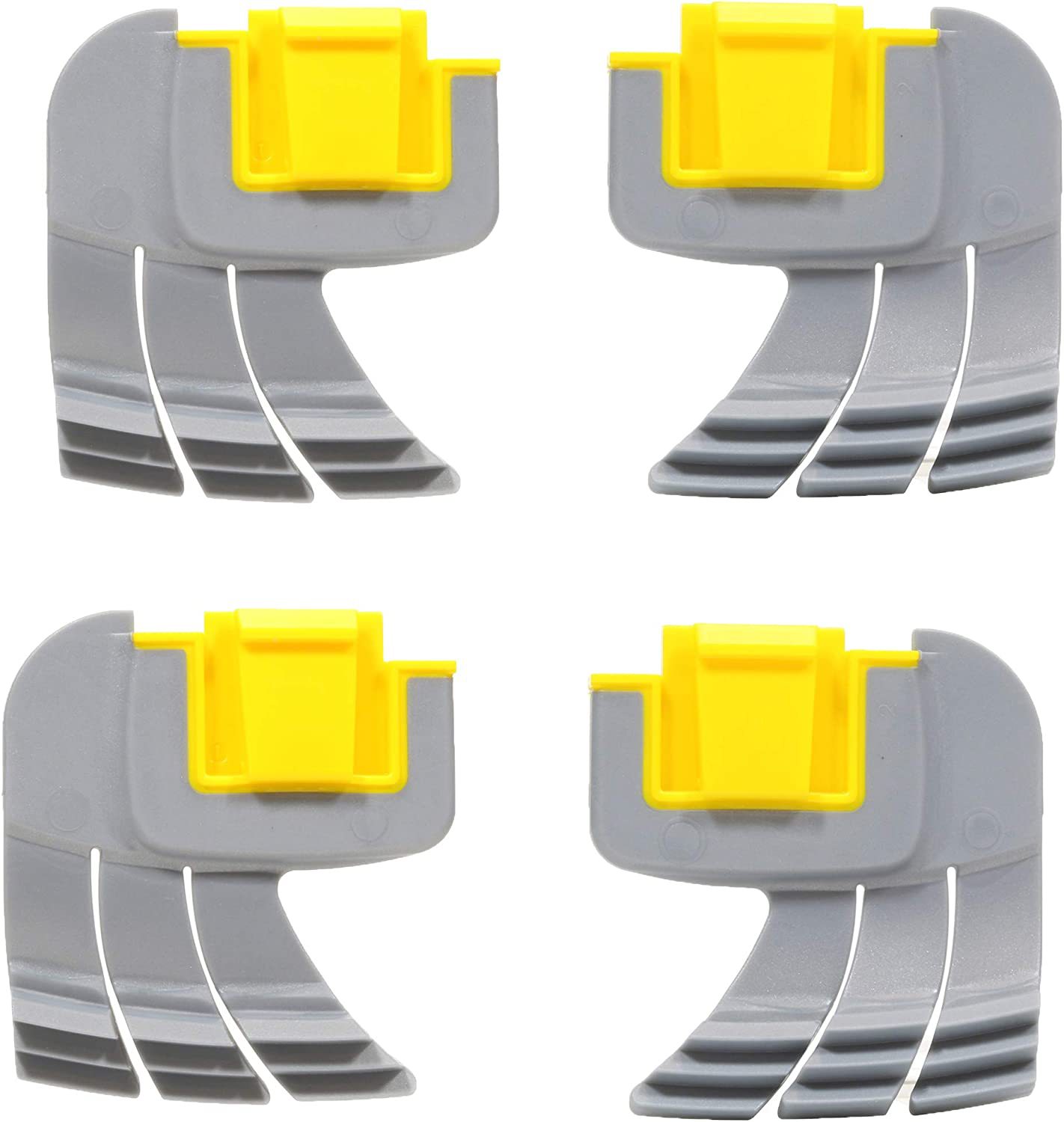 4 Stück Zyklon-scheuerbürsten Für Poolsysteme, Kunststoff-gummi-zyklonbürsten, Ersatzteile Für Zodiac Mx8 Mx6