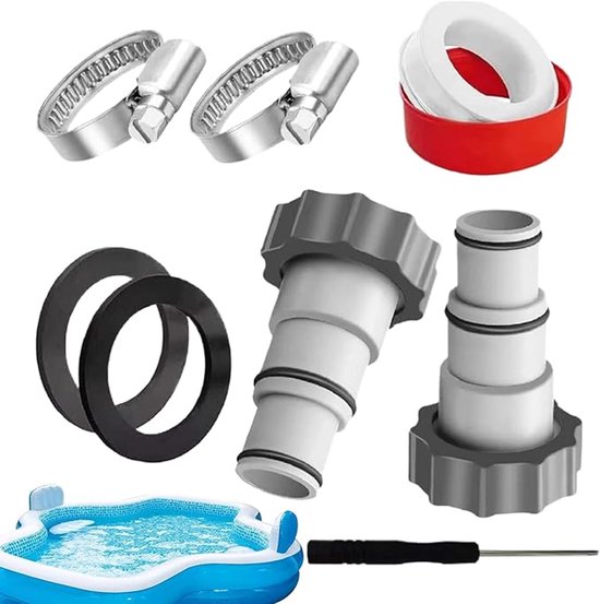 1,25-zoll-poolschlauch-anschluss- Und Umrüstadapter-set – Intex-kompatibel