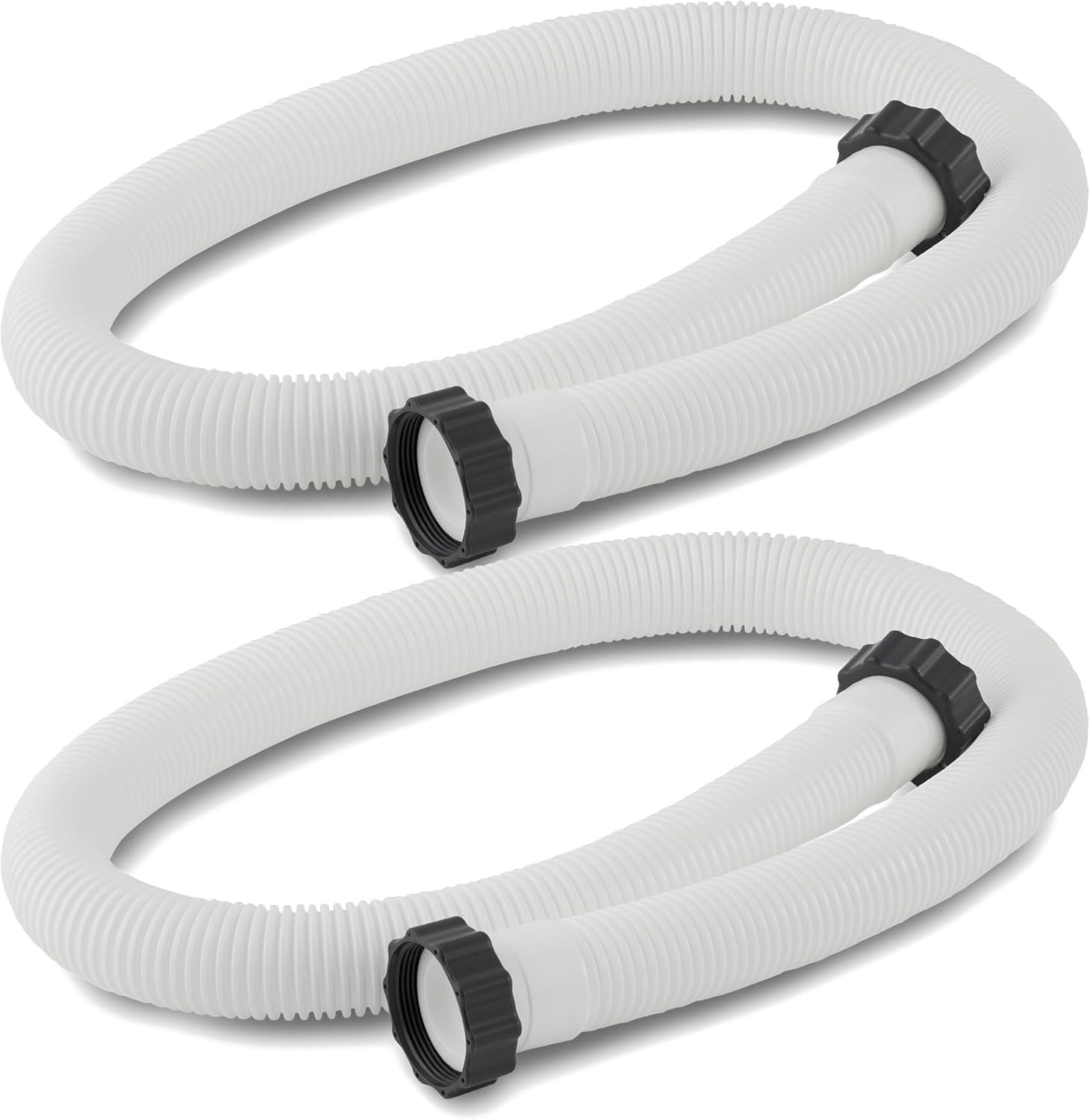 Geeignet Für 2 Intex-zubehörschläuche, Poolschlauchdurchmesser 38 Mm, 150 Cm, Für Filterpumpen Und Salzwassersysteme
