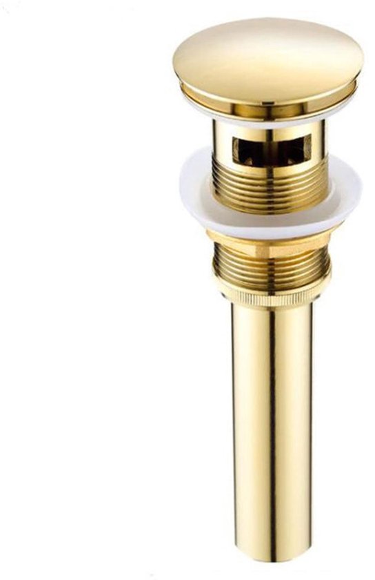 Ablaufstopfen Für Waschbecken – Gold – Pop-up-typ – Ablaufstopfen Mit Überlauf