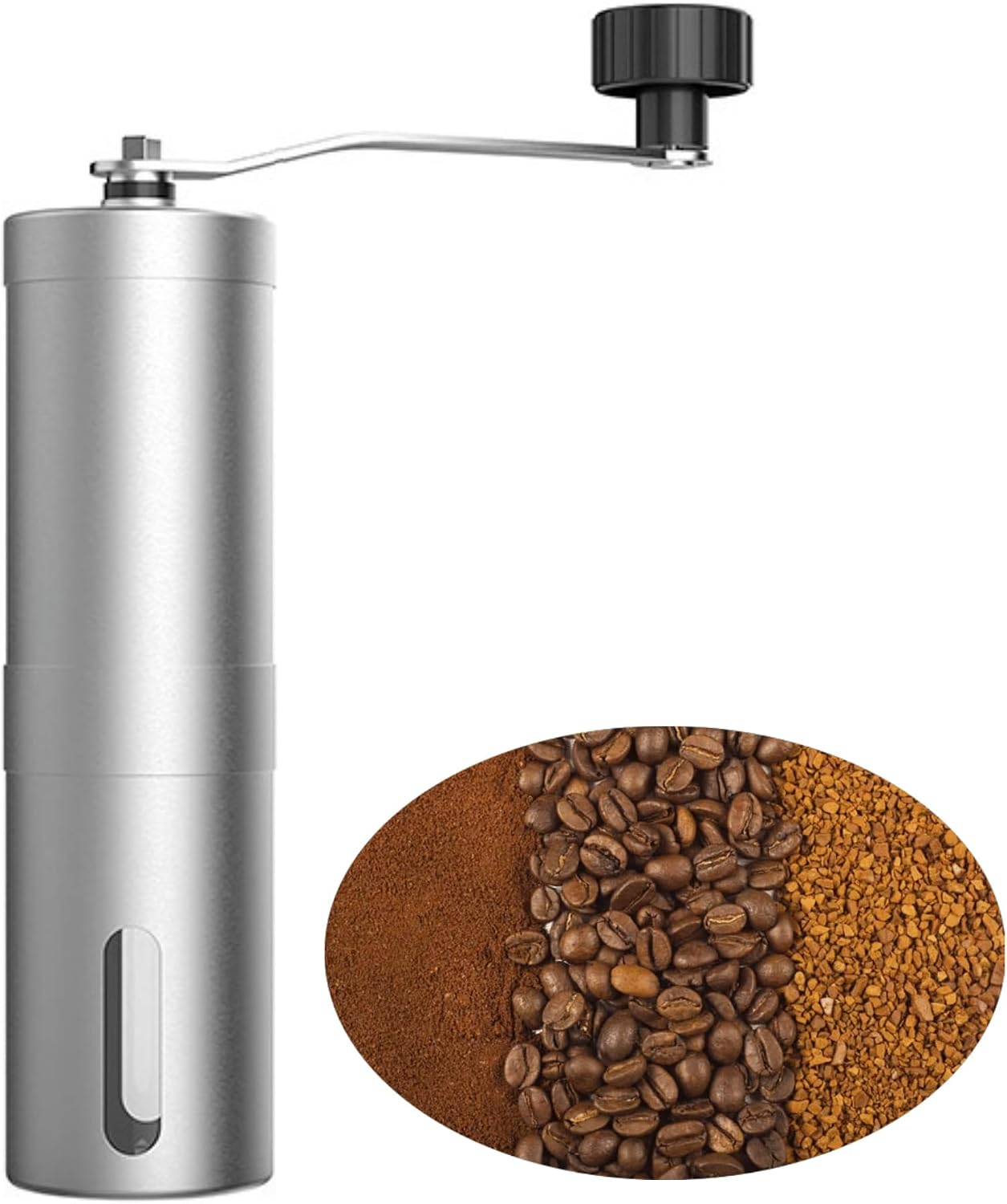 Manuelle Kaffeemühle, Tragbare Handbetriebene Kaffeemühle