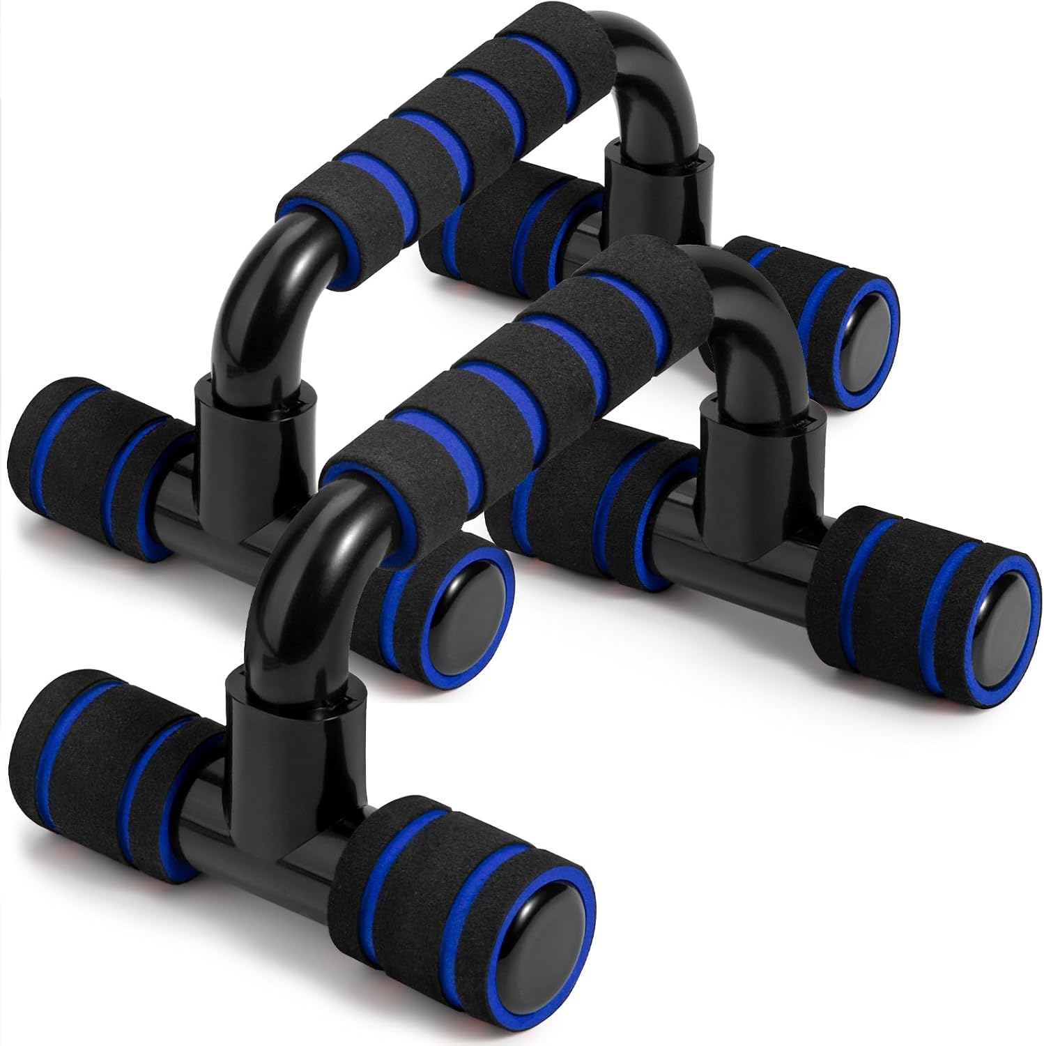 Ergonomische Liegestützgriffe – Rutschfeste Griffe Für Tiefes Brust-, Trizeps- Und Schultertraining, Ideal Für Zuhause Und Fitnessstudio – Blau