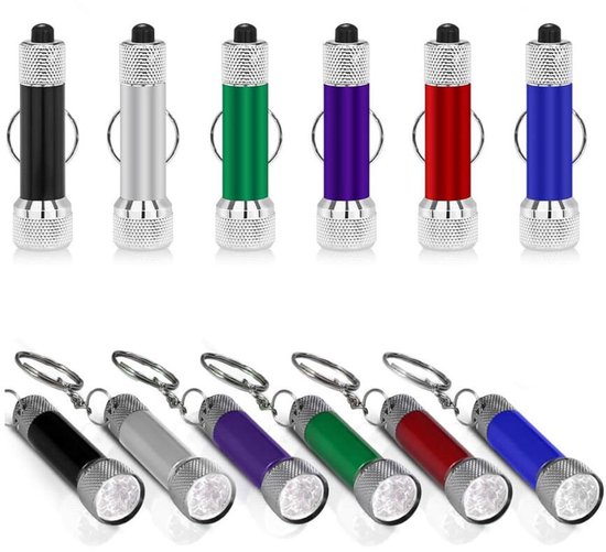 Mini-led-taschenlampen, 12er-pack, Leselampen, Tragbar, Batteriebetrieben, Mit Knopfzelle, Kompakt, Für Kinderaktivitäten Und Camping