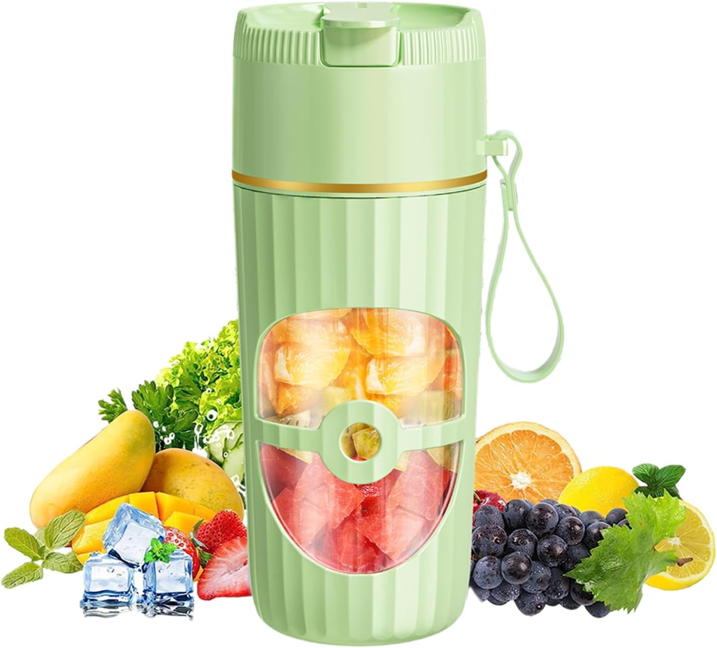 Tragbarer Personalmixer, Wiederaufladbar, Tragbar, Schwarz, Für Shakes, Reisegebrauch, Tragbarer Personalmixer Für Shakes Und Smoothies
