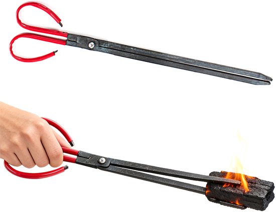 Feuerzange – Größe S – 40 Cm – Abfallklemmen – Kohle- Und Eisenklemmen – Scherenklemmen – Grillkohleklemmen – Für Camping, Grillen Und Outdoor-aktivitäten
