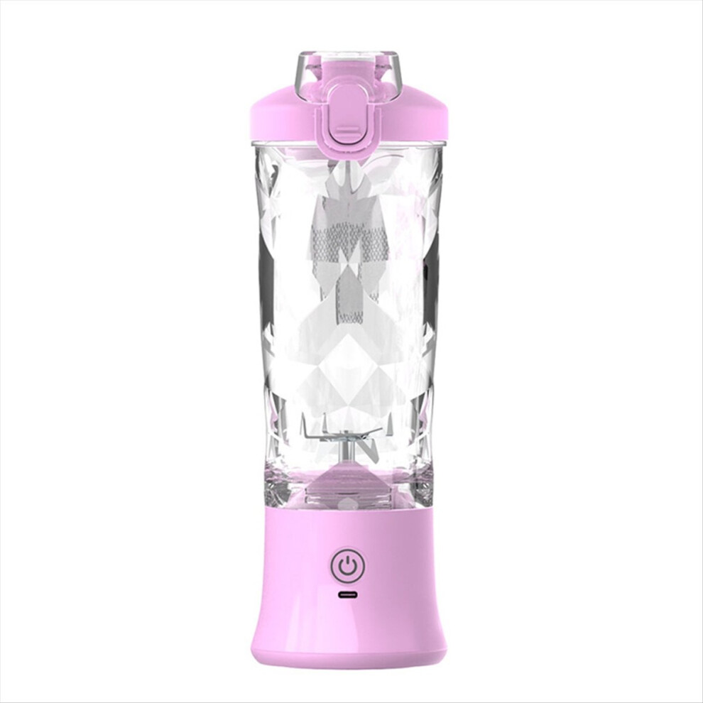 Tragbarer Mixer, 600-ml-entsafter Für Den Persönlichen Gebrauch, Mini-usb-wiederaufladbarer Entsafter, Kompakt Und Wasserdicht.