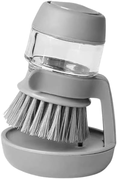Multifunktionale Reinigungsbürste Mit Druckfunktion, 2-in-1 Geschirrspülbürste, Geeignet Für Küche, Bad Und Gewerbliche Nutzung.