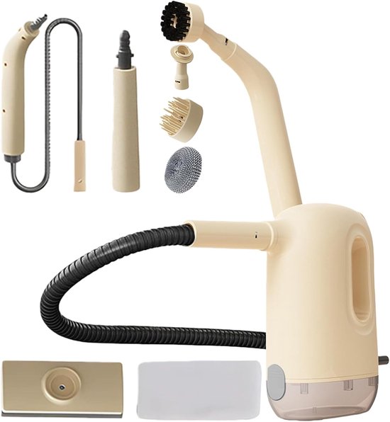 Handdampfreiniger, Handgerät, 8 Zubehörteile, 1200 W, 300 Ml Tank, 3,0-mm-stange, Möbel, Teppiche