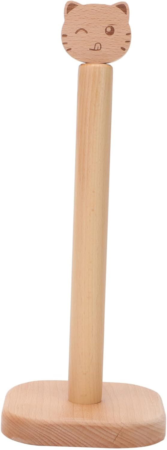 Toilettenpapierhalter Aus Holz, Freistehend, Badezimmerarmatur