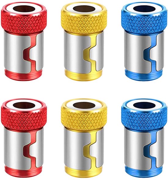Sechs Magnetringe, Geeignet Für Schraubendreherbits, Abnehmbare Magnetische Metallringe.