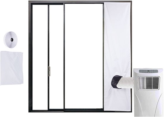 Fensterdichtungsset Für Klimaanlagen, 300 Cm, Schiebetüren, Weiß
