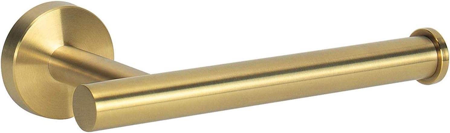 Rostfreier, Wandmontierter Toilettenpapierhalter Aus Edelstahl Sus304 (gebürstetes Gold)