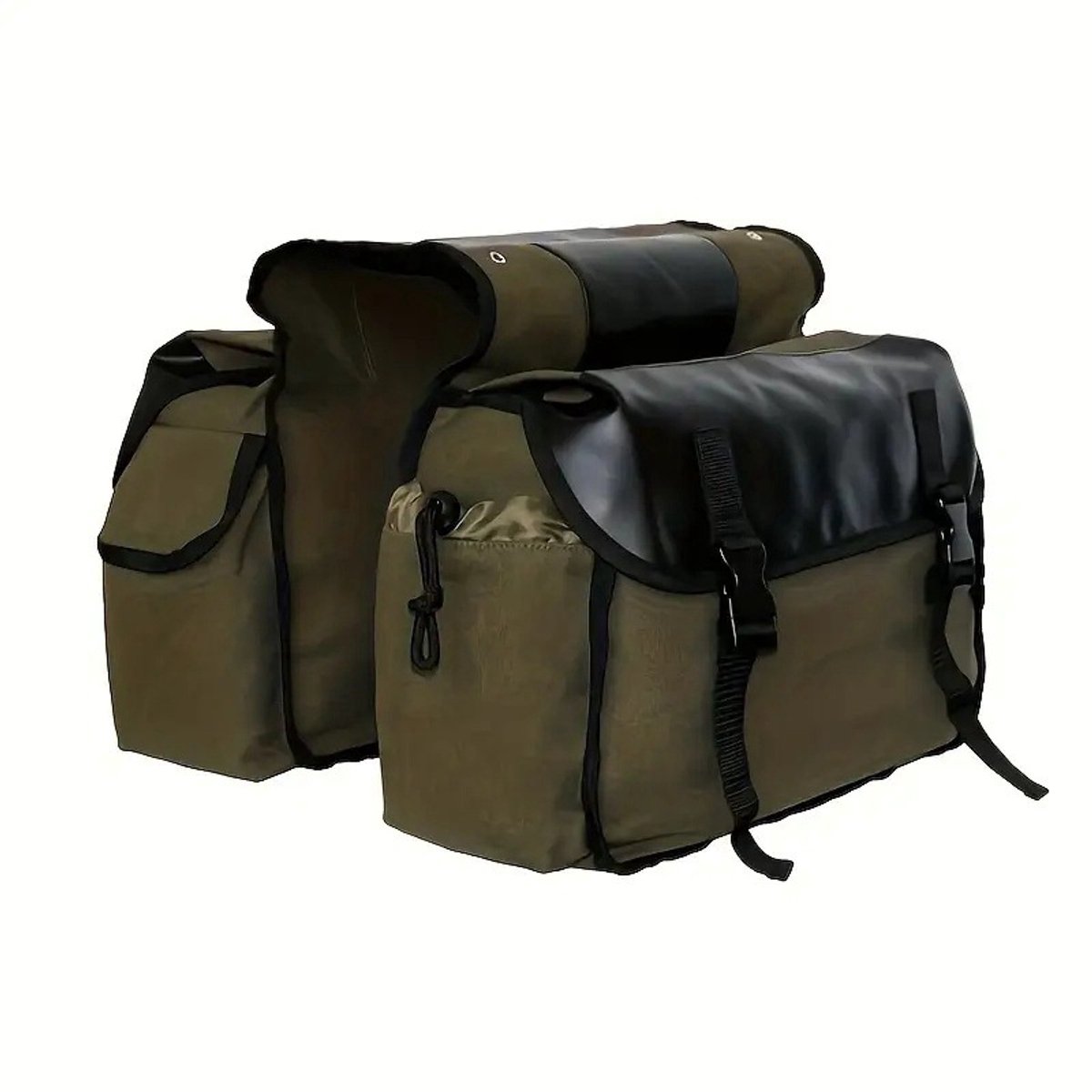 Doppelte Fahrradtasche – 38 X 27 X 15 Cm – Wasserdicht – Mit Seitentaschen – Gepäckträger – 30 L – Hinterradtasche – Doppeltasche – 38 X 27 X 15 Cm