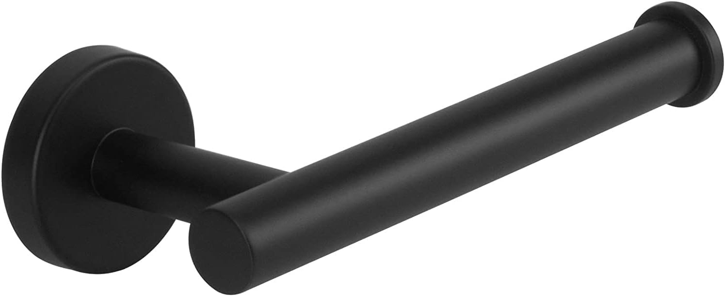 Rostfreier, Wandmontierter Toilettenpapierhalter Aus Edelstahl Sus304 (mattschwarz)