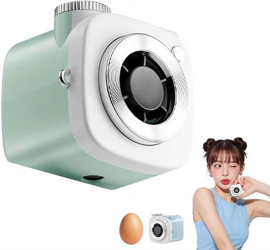 Tragbarer Mini-ventilator, Hand-/nackenbandventilator, 199-stufige Turbokühlung, Kompaktes Und Leichtes Design, Perfekt Für Den Einsatz Im Freien, Im Büro Und Am Schreibtisch.