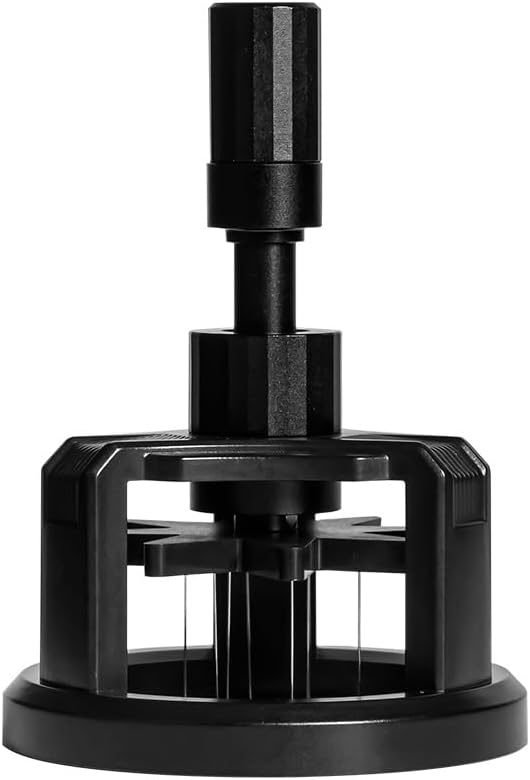 51-mm-kaffeepulver-dosierwerkzeug, Espressorührer-aufsatz, Höhenverstellbar, Mit Magnetbefestigung, Kaffeepulver-dosiernadel.