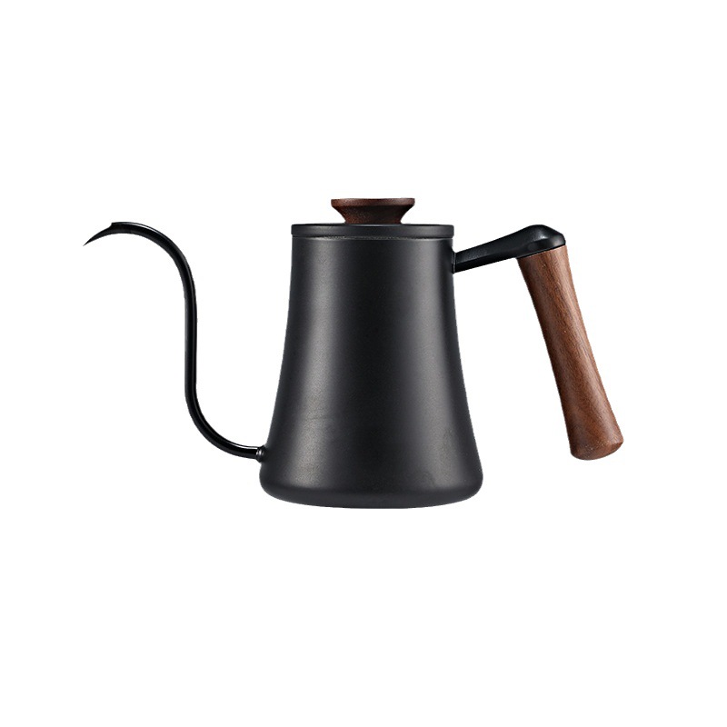 Schwanenhalskessel, 600 Ml Filterkaffeemaschine, Edelstahl-filterkaffeemaschine Mit Langem, Schlankem Ausguss