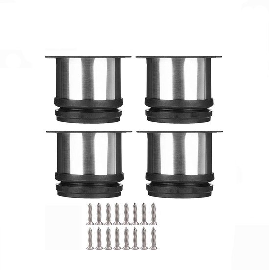 Möbel-tischbeine, 4er-pack, Klein, Verstellbar, Tischbeinerhöhungen, Schrankfüße, Sofafüße, 60 Mm