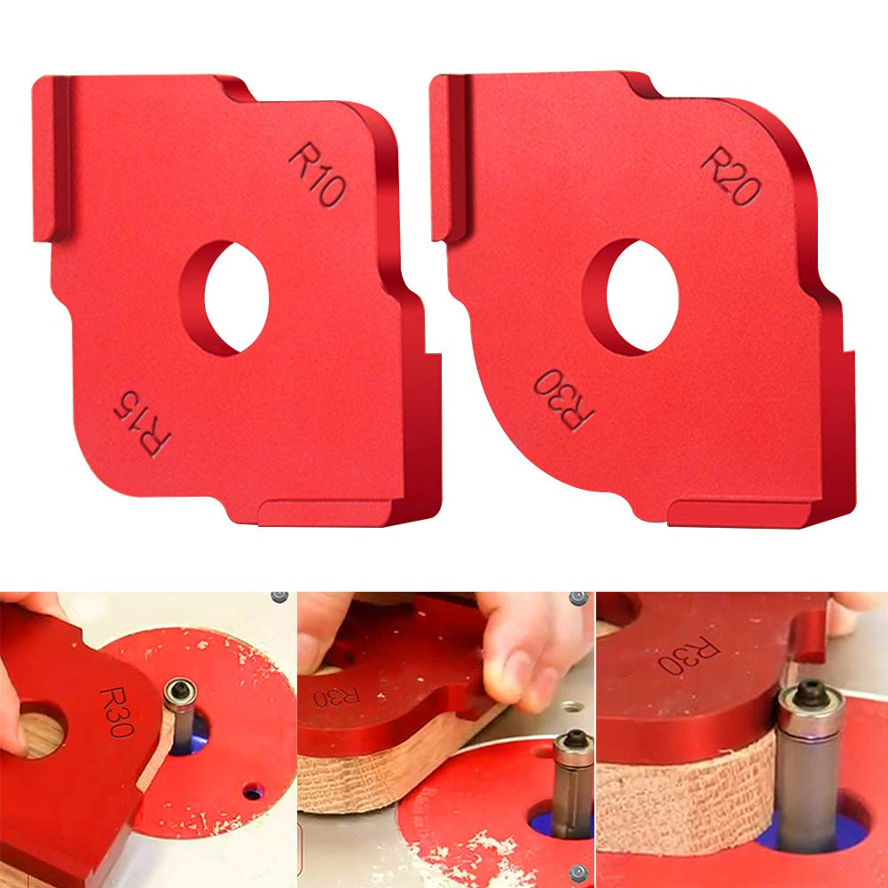 2-teiliges Set Aus Schnellbohr- Und Spannvorrichtung Für Holzplanken, Winkelschablone Mit Hochpräziser Positionierhilfe, Holzbearbeitungswerkzeug – Rot