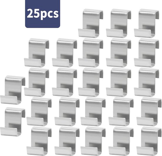 Gewächshausklemmen, Befestigungsclips, Gewächshauszubehör, 25 Stück, Befestigungsclip Für Gewächshausfolie, Gewächshaus-fixierclips, Gewächshaus, 25 Mm