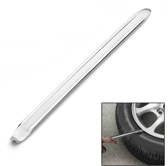 30 Cm, Multifunktions-reifenheber, Fahrradreifenabzieher, Reifenheber Aus Metall, Reifenabzieher, Geeignet Für Motorräder, Fahrräder Und Roller, Silber