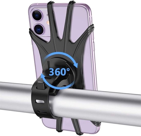 Fahrrad-handyhalterung – 360° Drehbar – Smartphone-halterung – Fahrradzubehör – Fahrrad-handyhalterung