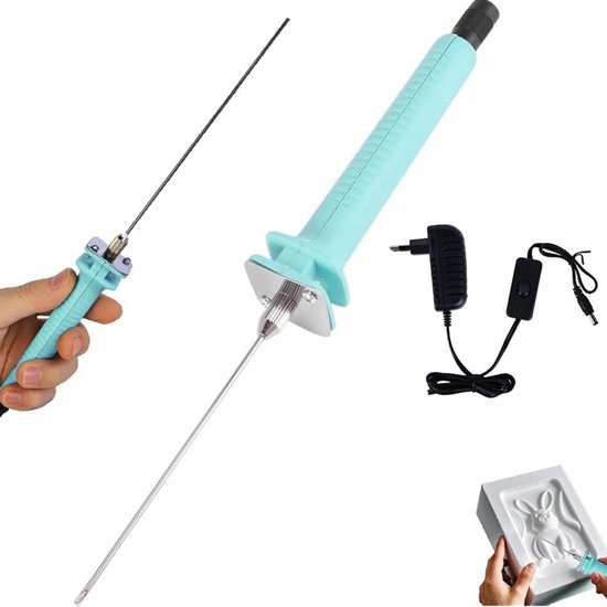 Elektrischer Schaumstoff-/perlgarnschneider, 30 W, 20 Cm – Blau