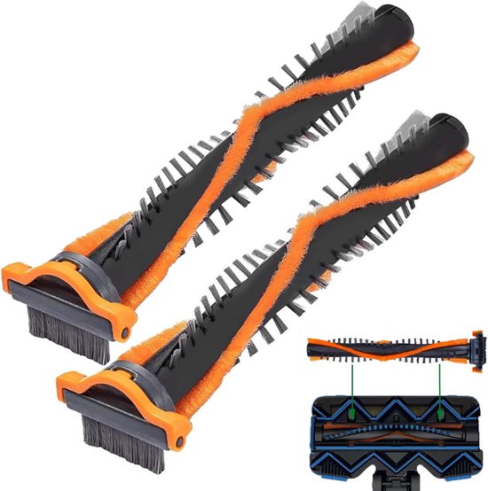 2er-pack Ersatz-walzenbürstendüse Für Philips Staubsauger