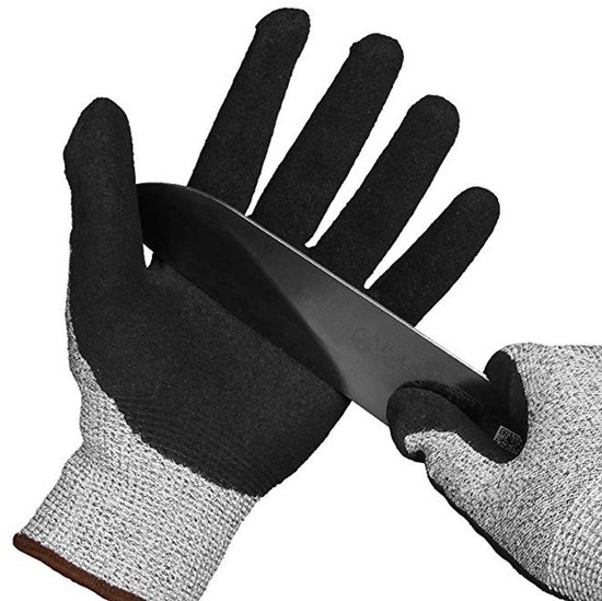 Schnittfeste Austernhandschuhe Aus Edelstahlgewebe Für Erhöhten Schutz Beim Fleischschneiden Und Gärtnern, Größe M.