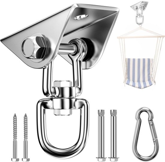 Drehbarer Hebehaken Aus Edelstahl, Tragfähigkeit 500 Kg, Material: Edelstahl, Aufhängehaken, Aufhängesystem